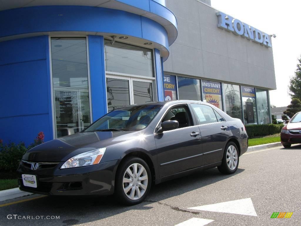 2006 Accord LX V6 Sedan - Graphite Pearl / Gray photo #1
