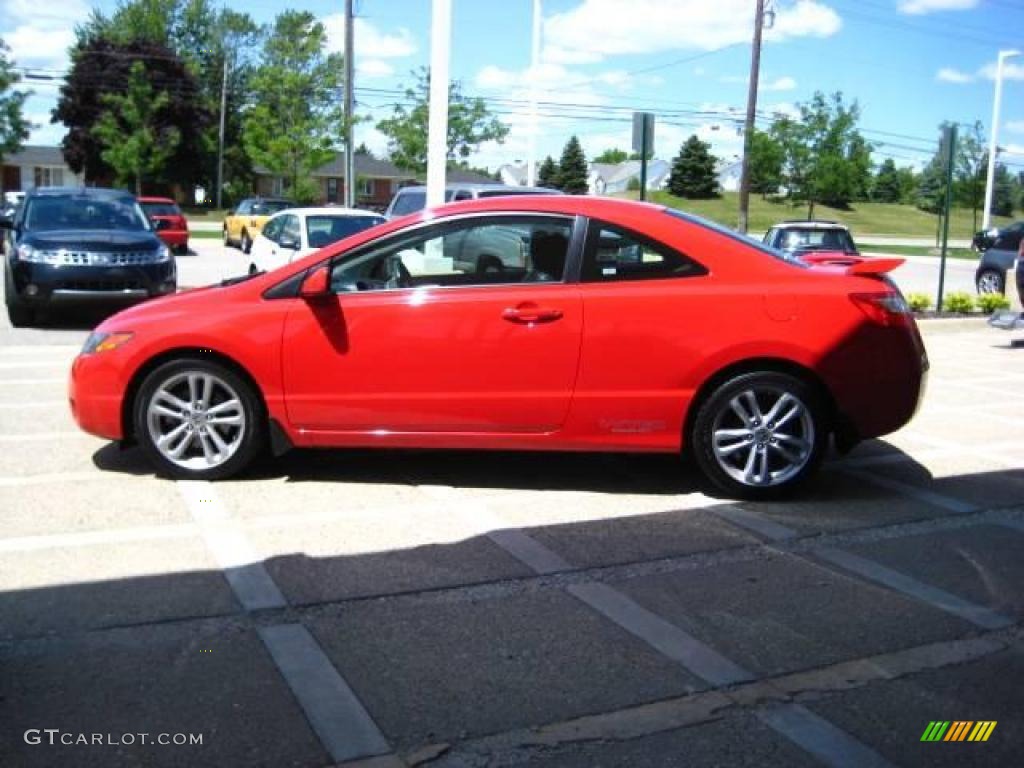 2007 Civic Si Coupe - Rallye Red / Black photo #5