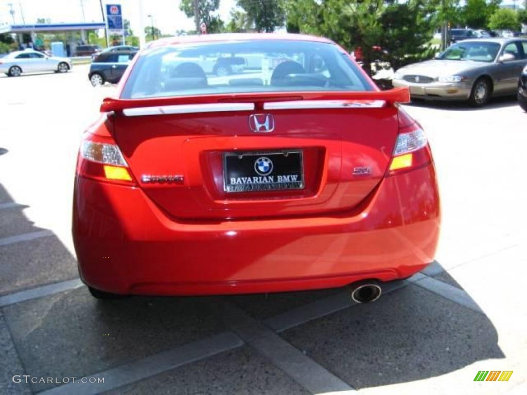 2007 Civic Si Coupe - Rallye Red / Black photo #7