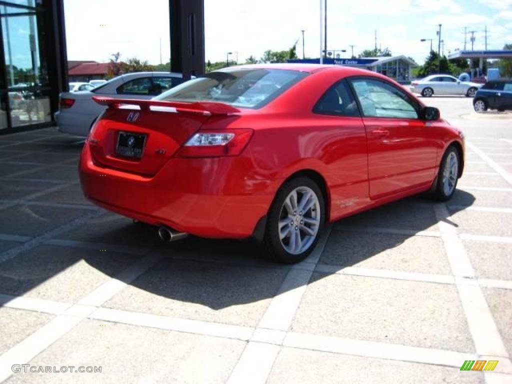 2007 Civic Si Coupe - Rallye Red / Black photo #8