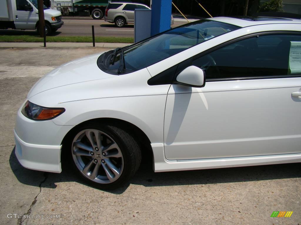 2007 Civic Si Coupe - Taffeta White / Black photo #20