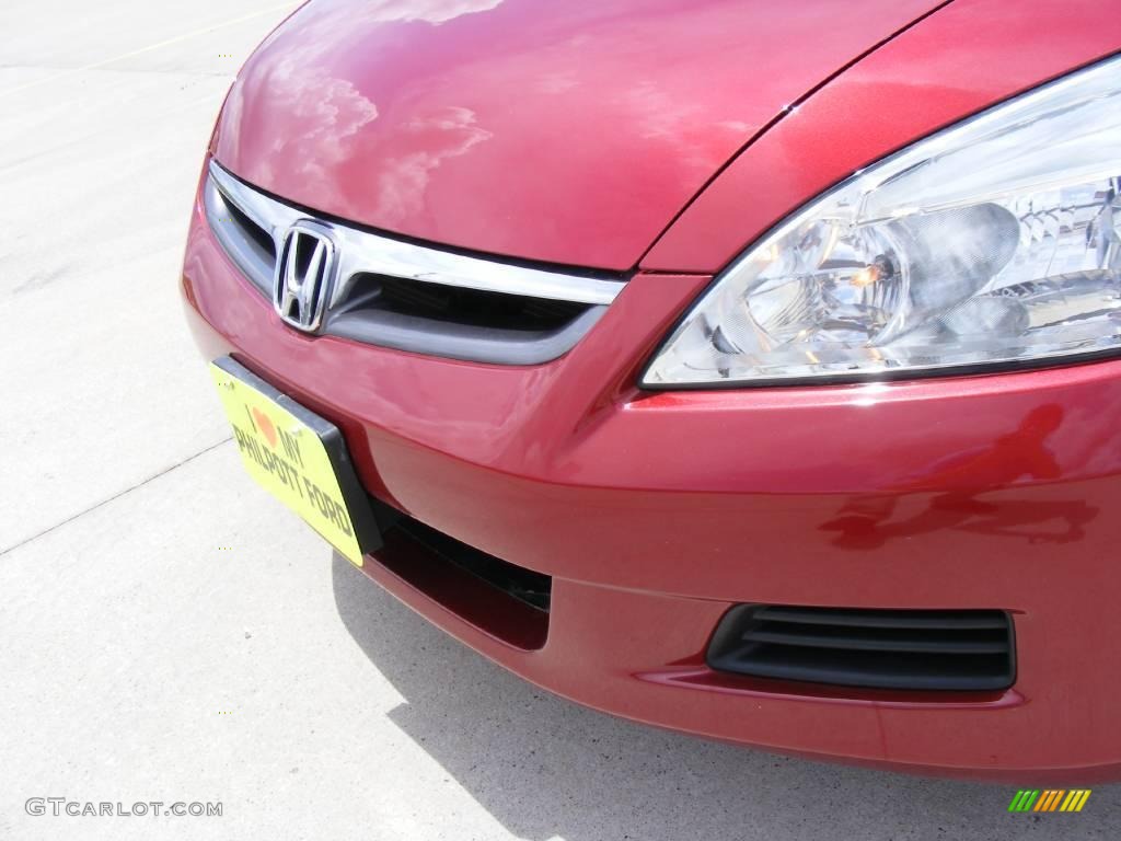 2007 Accord SE Sedan - Moroccan Red Pearl / Gray photo #11