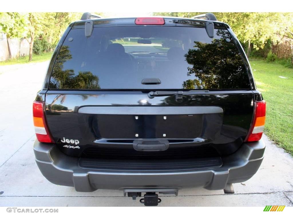 2002 Grand Cherokee Sport 4x4 - Black / Dark Slate Gray photo #6