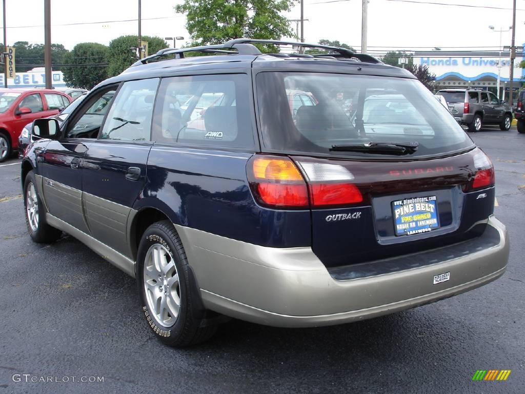 2004 Outback Wagon - Mystic Blue Pearl / Gray photo #5