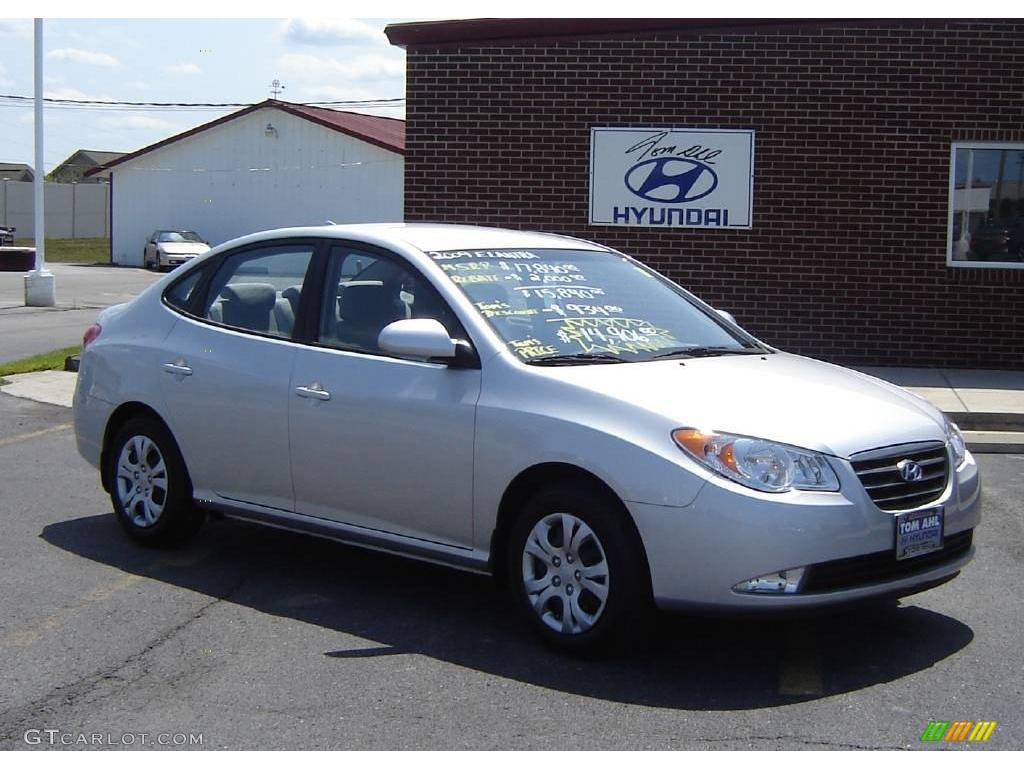 2009 Elantra GLS Sedan - Quicksilver / Gray photo #1