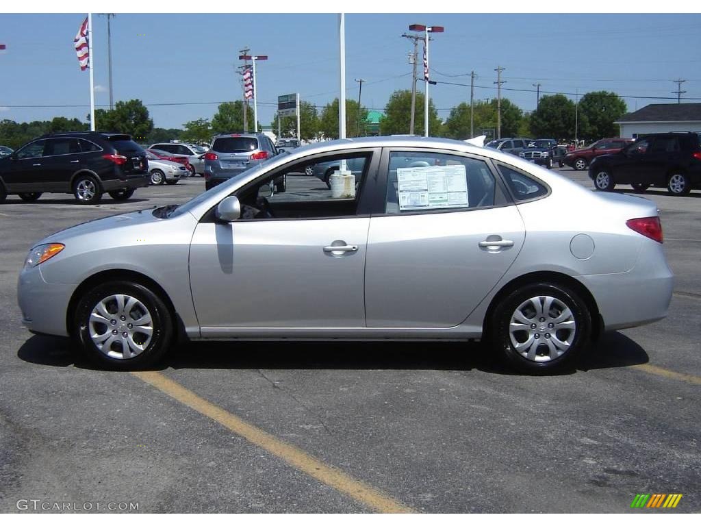 2009 Elantra GLS Sedan - Quicksilver / Gray photo #3