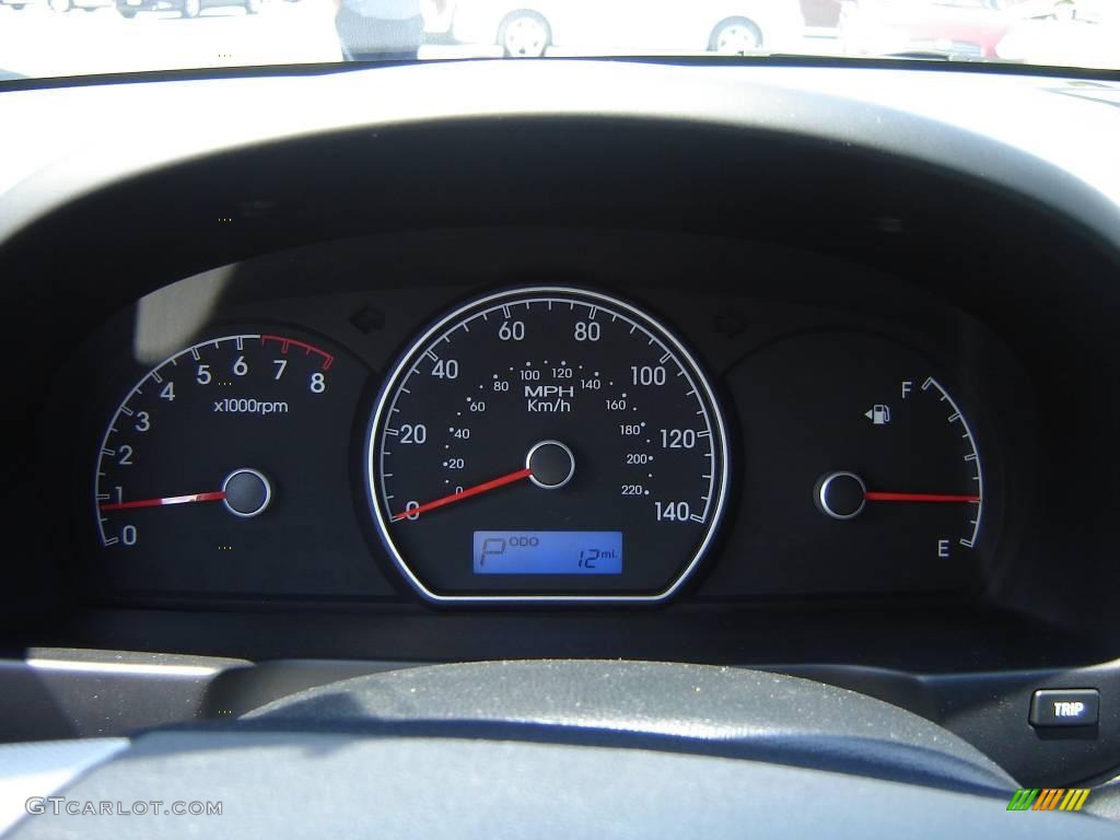 2009 Elantra GLS Sedan - Quicksilver / Gray photo #13