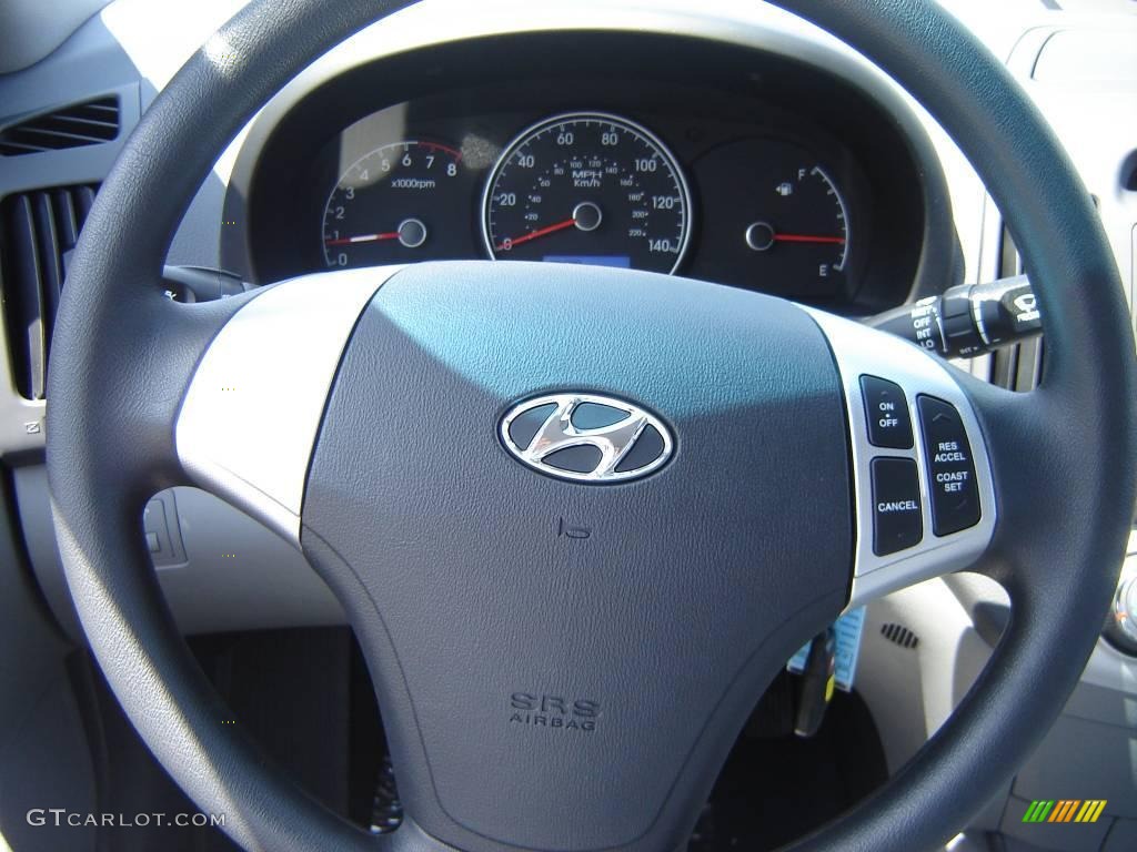 2009 Elantra GLS Sedan - Quicksilver / Gray photo #19