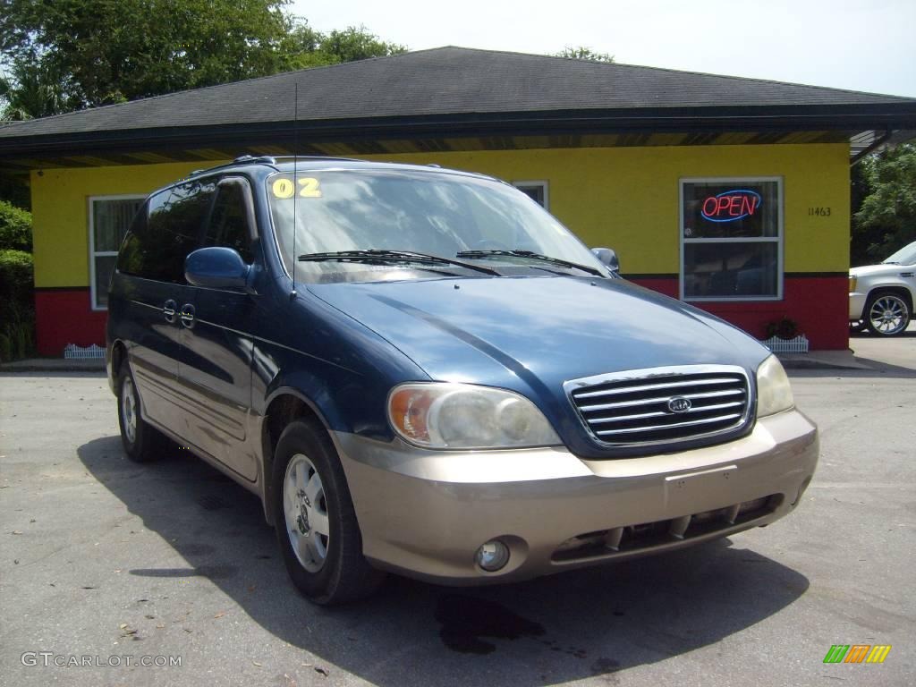 Blue Sapphire Kia Sedona