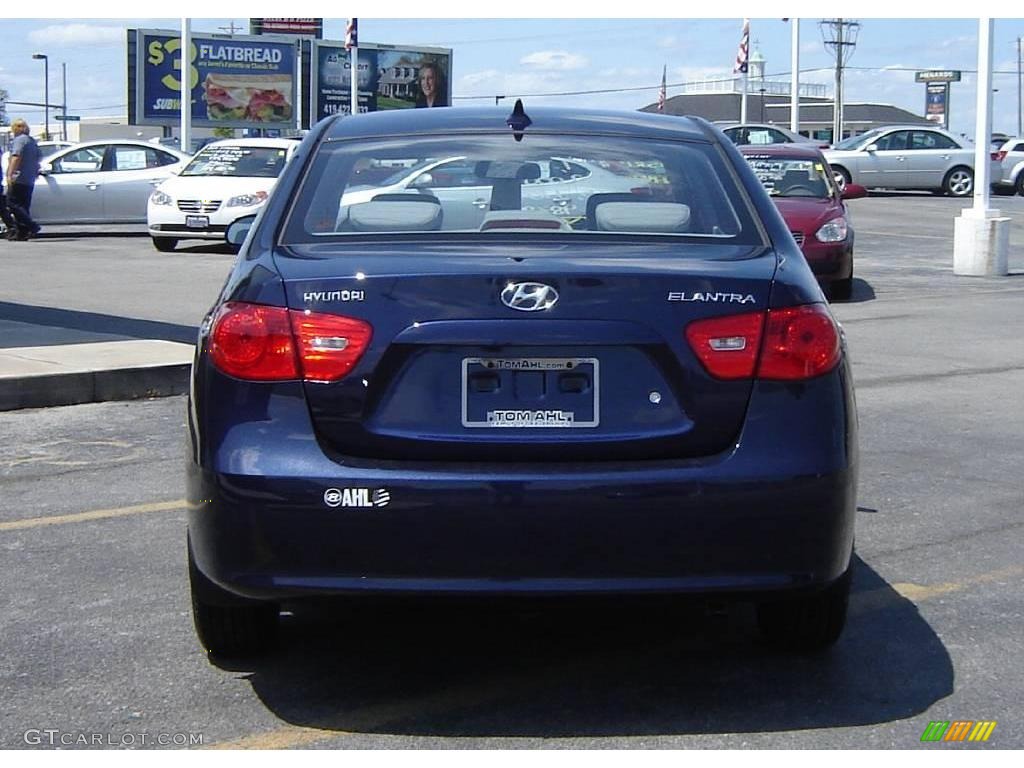 2009 Elantra GLS Sedan - Regatta Blue / Gray photo #6