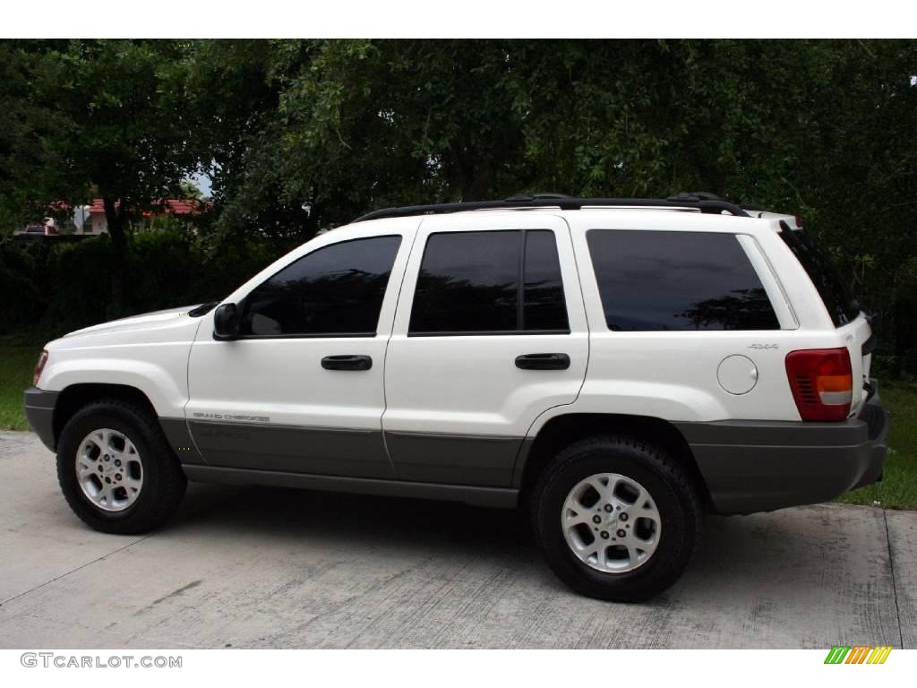 1999 Grand Cherokee Laredo 4x4 - Stone White / Agate photo #4