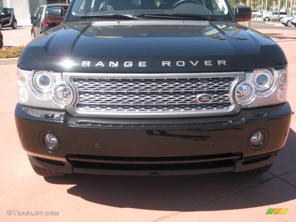 2007 Range Rover Supercharged - Java Black Pearl / Jet Black photo #13