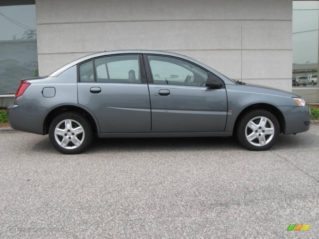 2007 ION 2 Sedan - Storm Gray / Gray photo #2