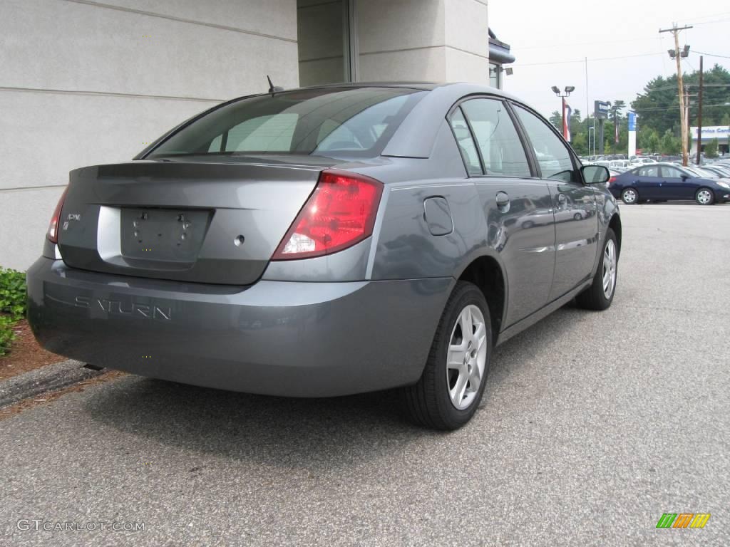 2007 ION 2 Sedan - Storm Gray / Gray photo #3