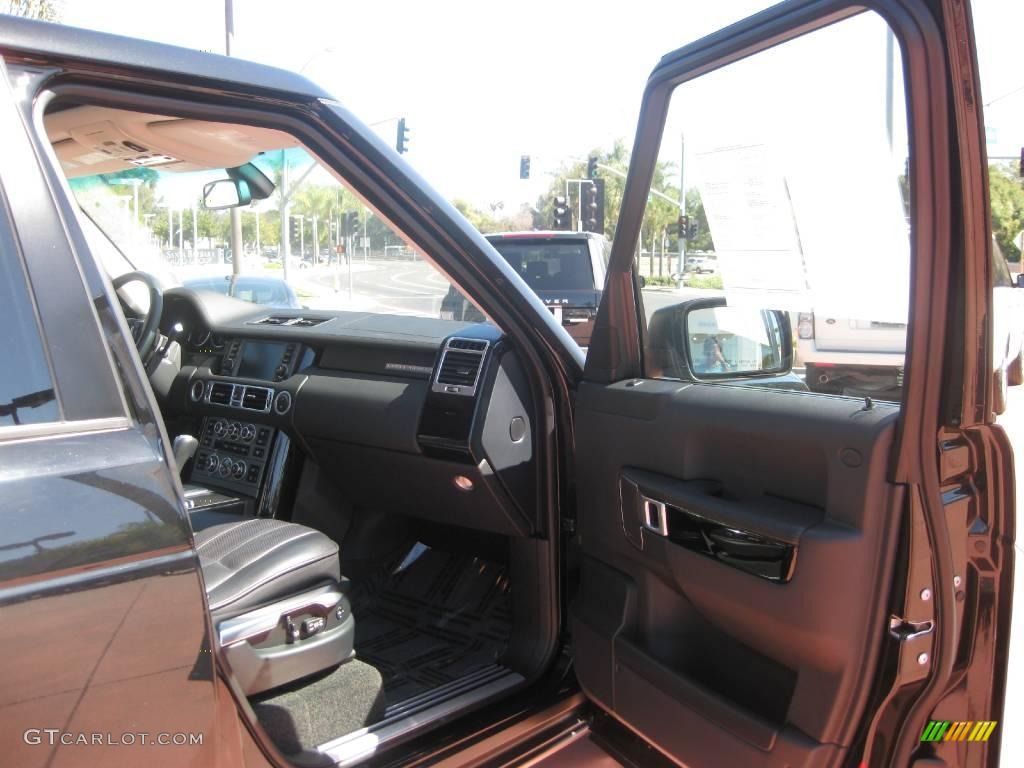 2007 Range Rover Supercharged - Java Black Pearl / Jet Black photo #20