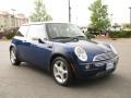 2004 Indi Blue Metallic Mini Cooper Hardtop  photo #3