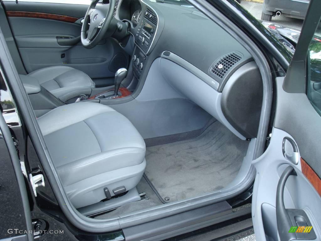 2007 9-3 2.0T Sport Sedan - Jet Black Metallic / Gray photo #20