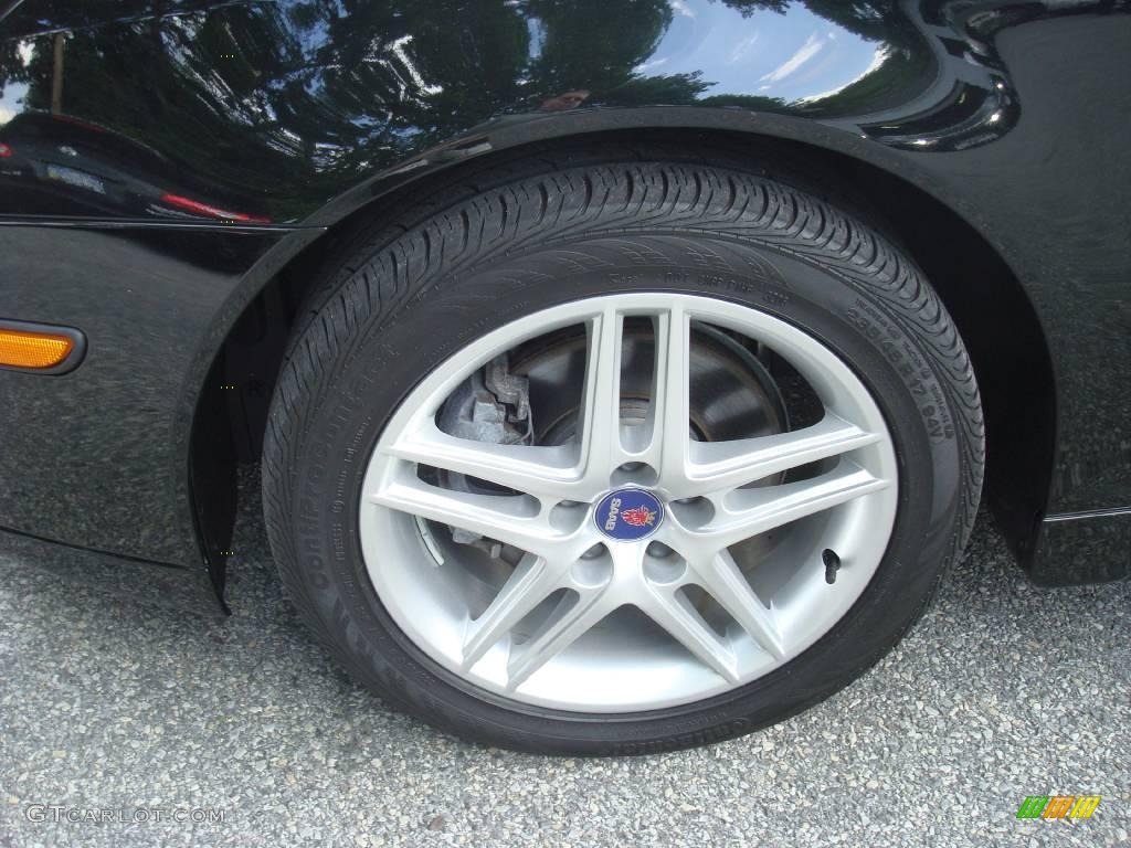 2007 9-3 2.0T Sport Sedan - Jet Black Metallic / Gray photo #28