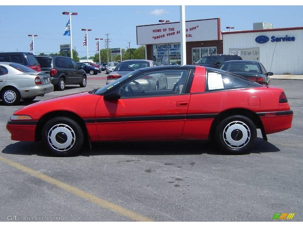 1990 Laser RS - Flash Red / Gray photo #2