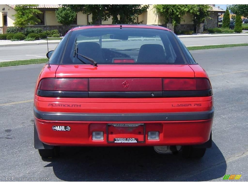 1990 Laser RS - Flash Red / Gray photo #4