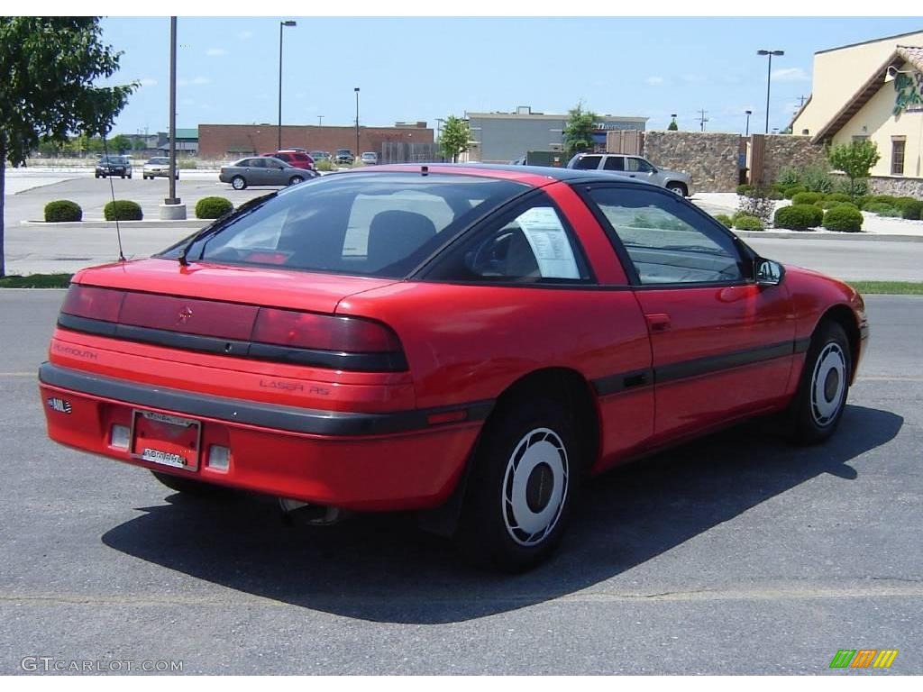 1990 Laser RS - Flash Red / Gray photo #5