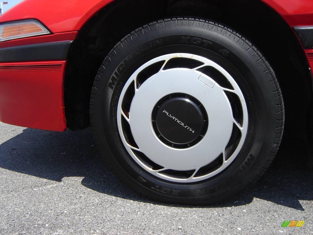 1990 Laser RS - Flash Red / Gray photo #9