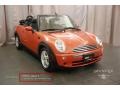 2006 Hot Orange Metallic Mini Cooper Convertible  photo #6