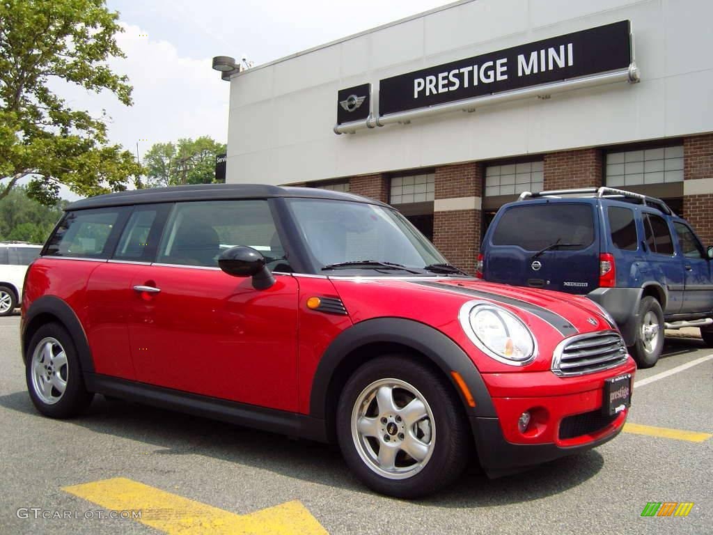2009 Cooper Clubman - Chili Red / Black/Rooster Red photo #1