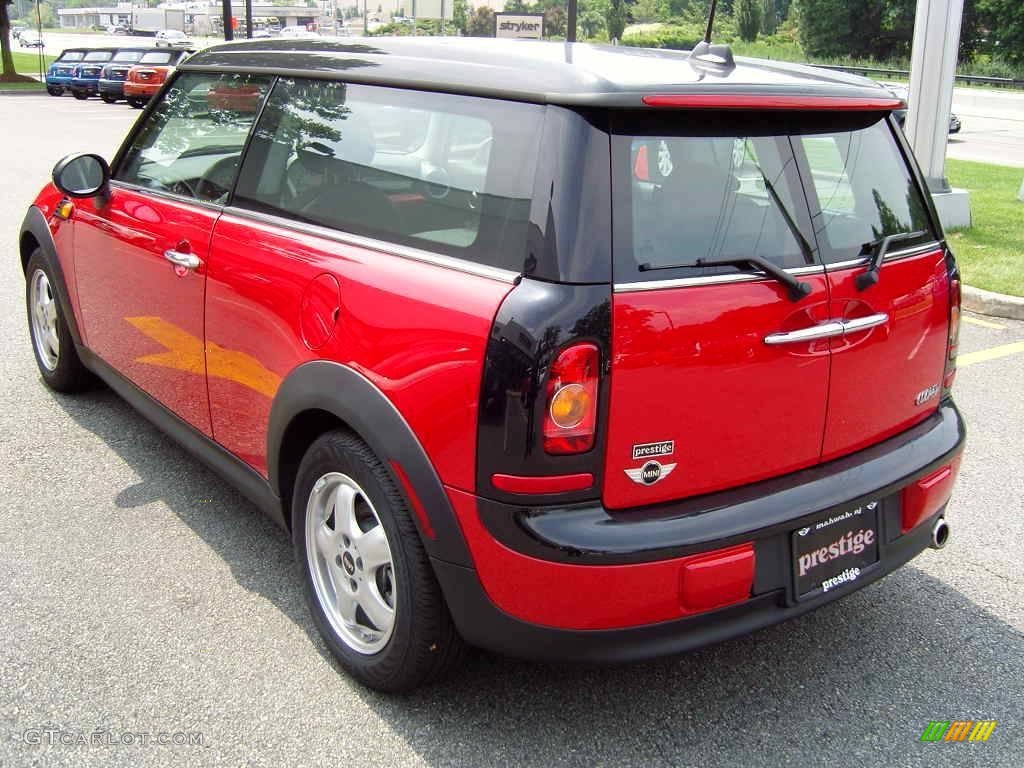 2009 Cooper Clubman - Chili Red / Black/Rooster Red photo #2