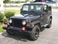 1999 Black Jeep Wrangler SE 4x4  photo #2