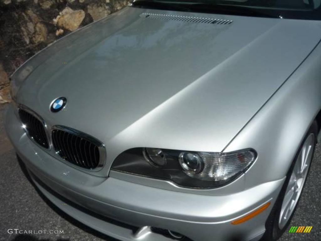 2006 3 Series 330i Convertible - Titanium Silver Metallic / Grey photo #14