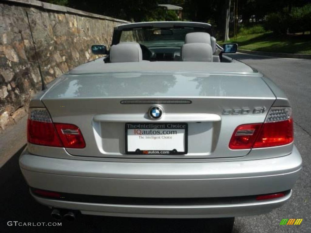 2006 3 Series 330i Convertible - Titanium Silver Metallic / Grey photo #15