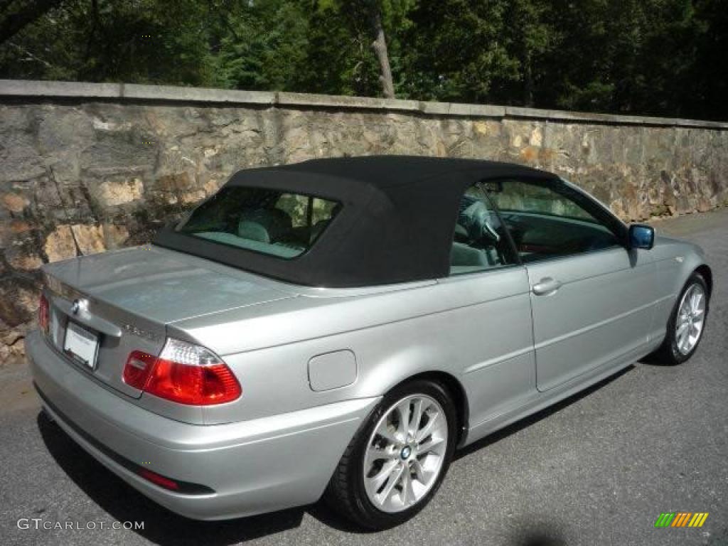 2006 3 Series 330i Convertible - Titanium Silver Metallic / Grey photo #16