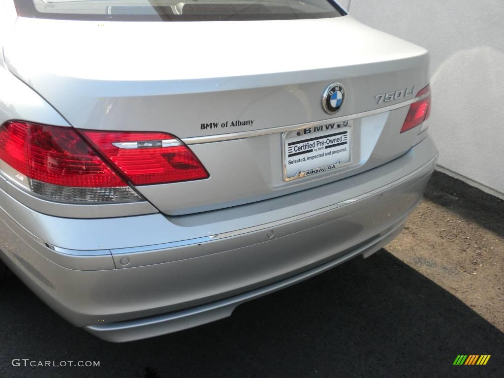 2006 7 Series 750Li Sedan - Titanium Silver Metallic / Black/Black photo #3