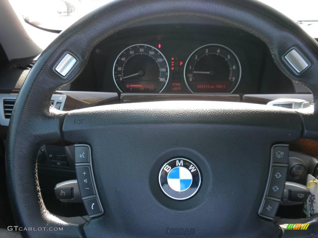 2006 7 Series 750Li Sedan - Titanium Silver Metallic / Black/Black photo #14