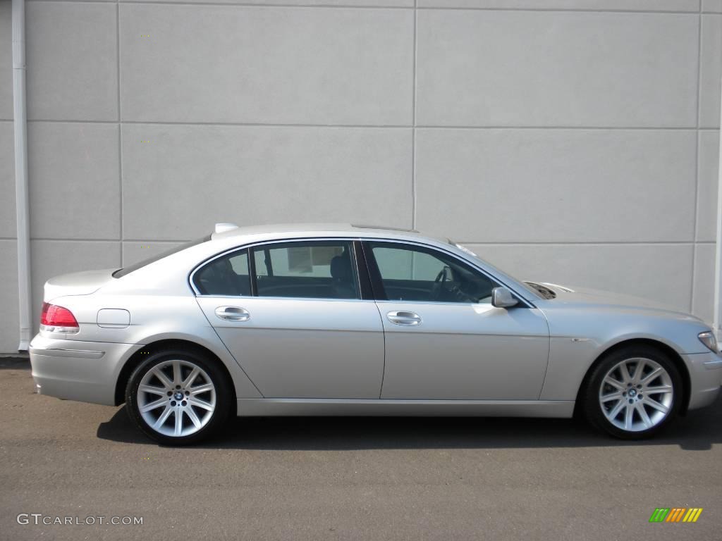 2006 7 Series 750Li Sedan - Titanium Silver Metallic / Black/Black photo #18