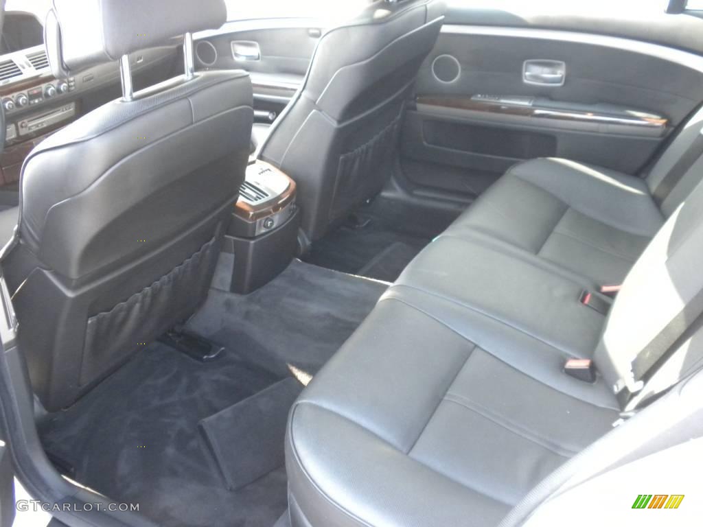 2006 7 Series 750Li Sedan - Titanium Silver Metallic / Black/Black photo #10