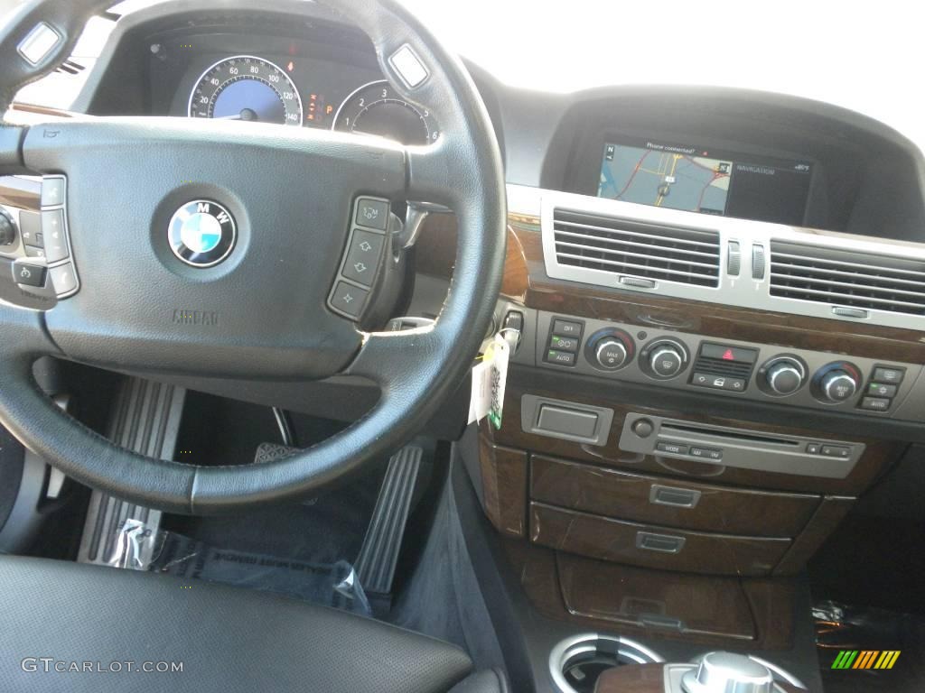 2006 7 Series 750Li Sedan - Titanium Silver Metallic / Black/Black photo #12