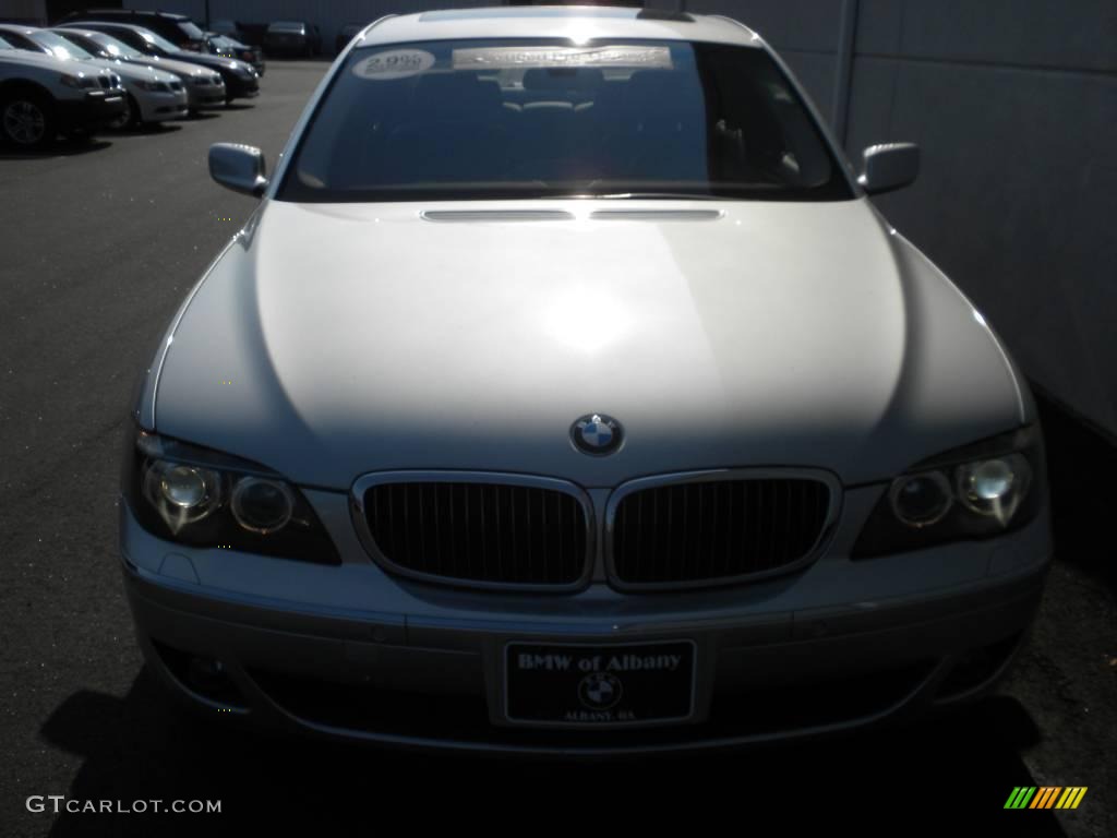 2006 7 Series 750Li Sedan - Titanium Silver Metallic / Black/Black photo #20