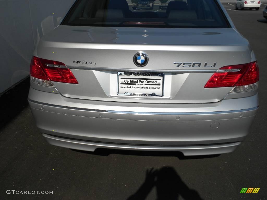2006 7 Series 750Li Sedan - Titanium Silver Metallic / Black/Black photo #21