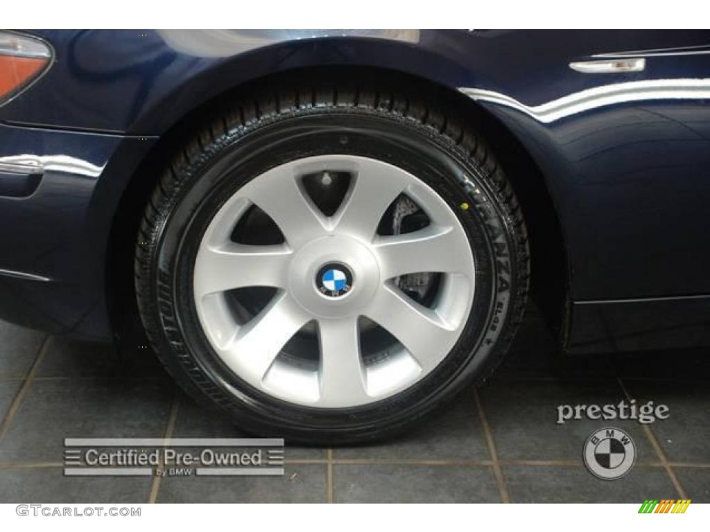 2007 7 Series 750Li Sedan - Monaco Blue Metallic / Cream Beige photo #7