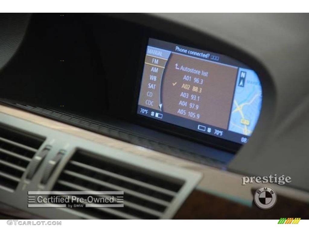 2007 7 Series 750Li Sedan - Monaco Blue Metallic / Cream Beige photo #15
