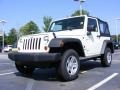 2009 Stone White Jeep Wrangler X 4x4  photo #1