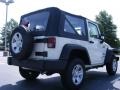 2009 Stone White Jeep Wrangler X 4x4  photo #3