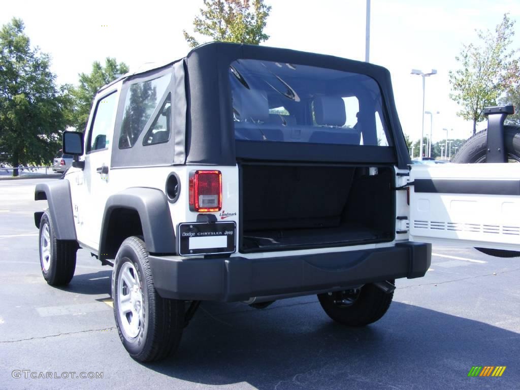 2009 Wrangler X 4x4 - Stone White / Dark Slate Gray/Medium Slate Gray photo #7