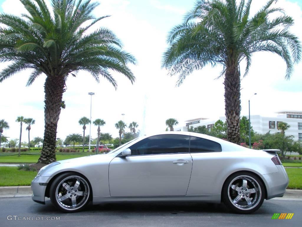 2005 G 35 Coupe - Brilliant Silver Metallic / Graphite photo #1