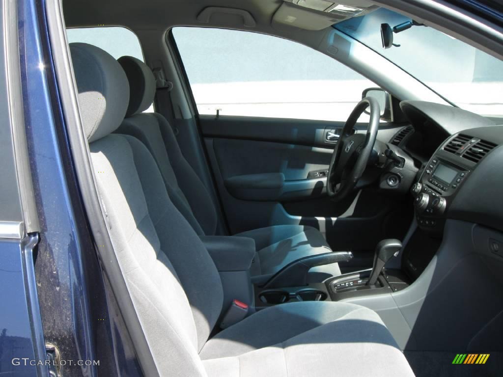 2007 Accord LX Sedan - Royal Blue Pearl / Gray photo #5