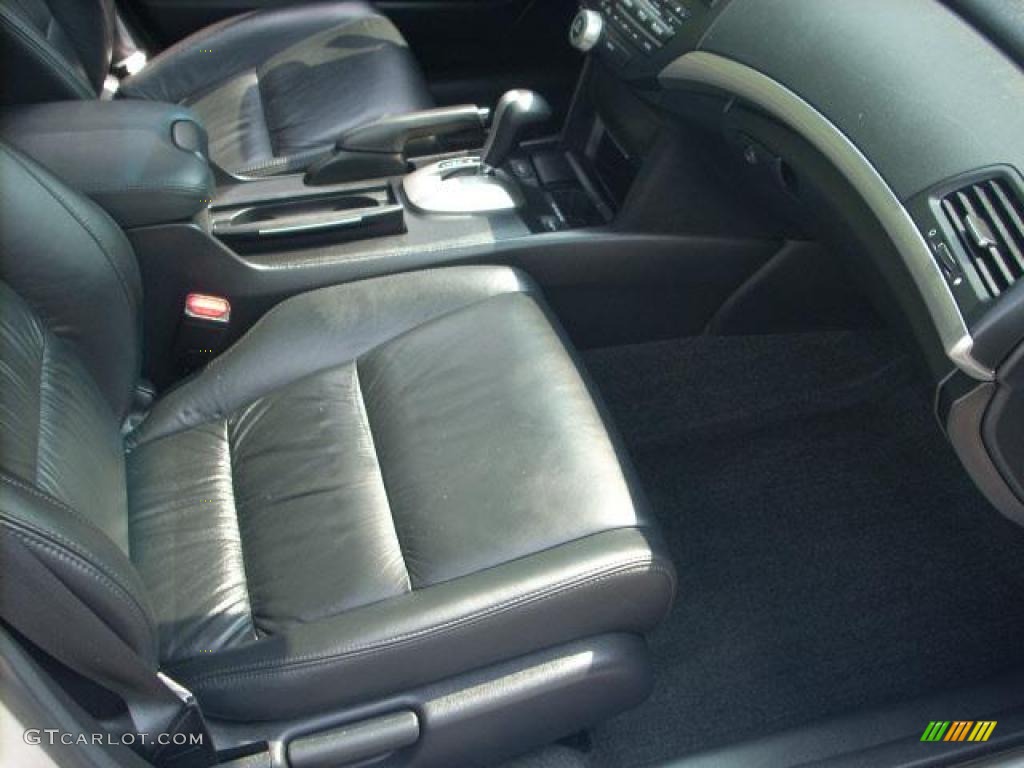 2008 Accord EX-L Sedan - Alabaster Silver Metallic / Black photo #17
