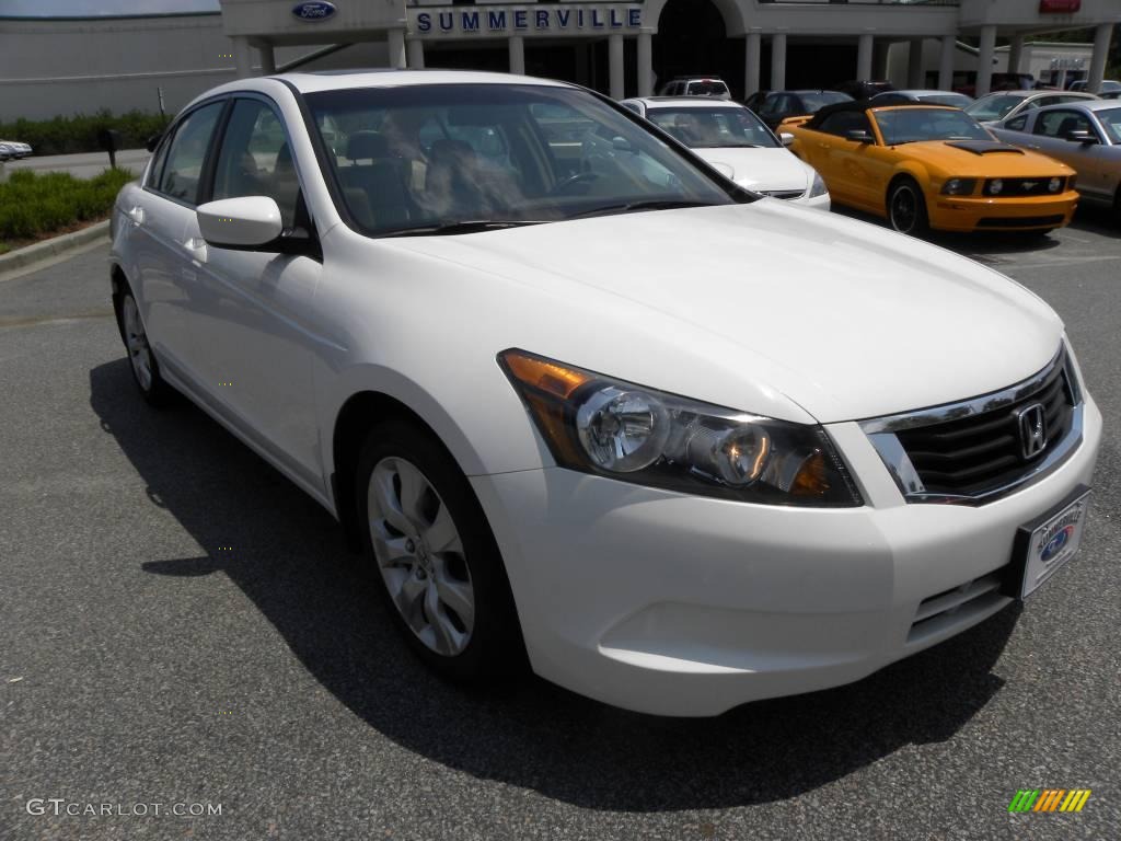 2008 Accord EX-L Sedan - Taffeta White / Ivory photo #1