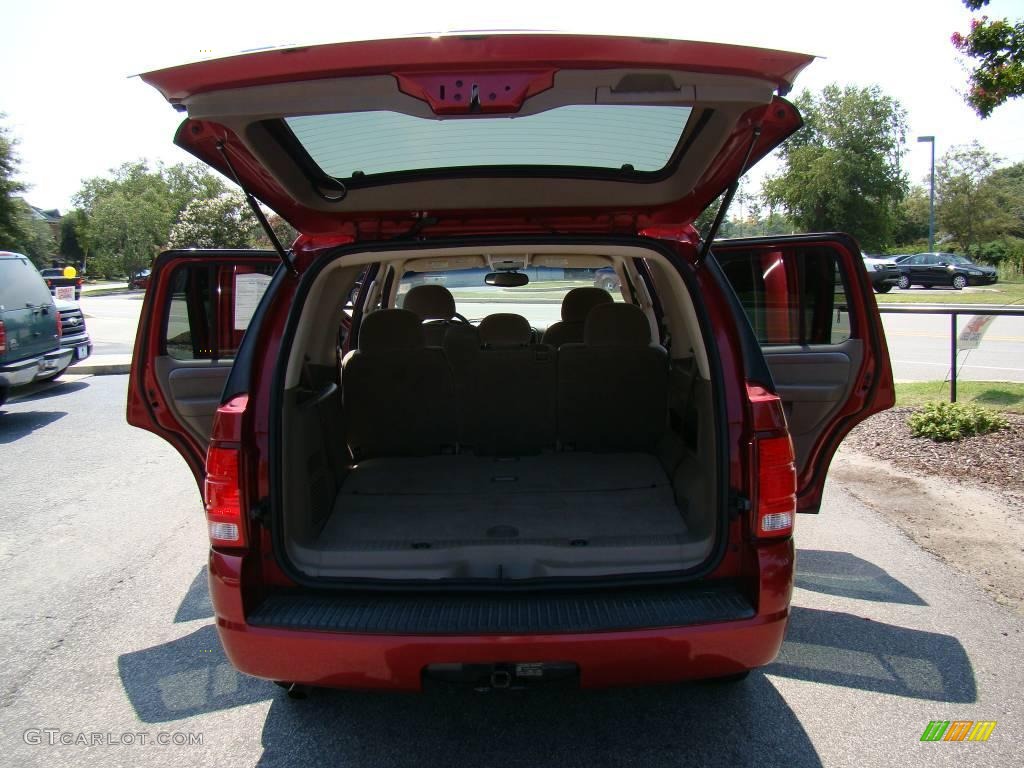2004 Explorer XLT 4x4 - Redfire Metallic / Medium Parchment photo #11